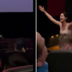 Screenshoot of Tiffany King doing stand-up at a AMC theater
